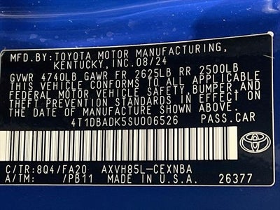 2025 Toyota Camry LE