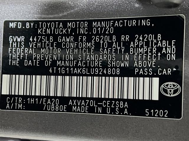 2020 Toyota Camry SE