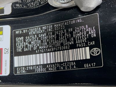 2023 Toyota Camry SE