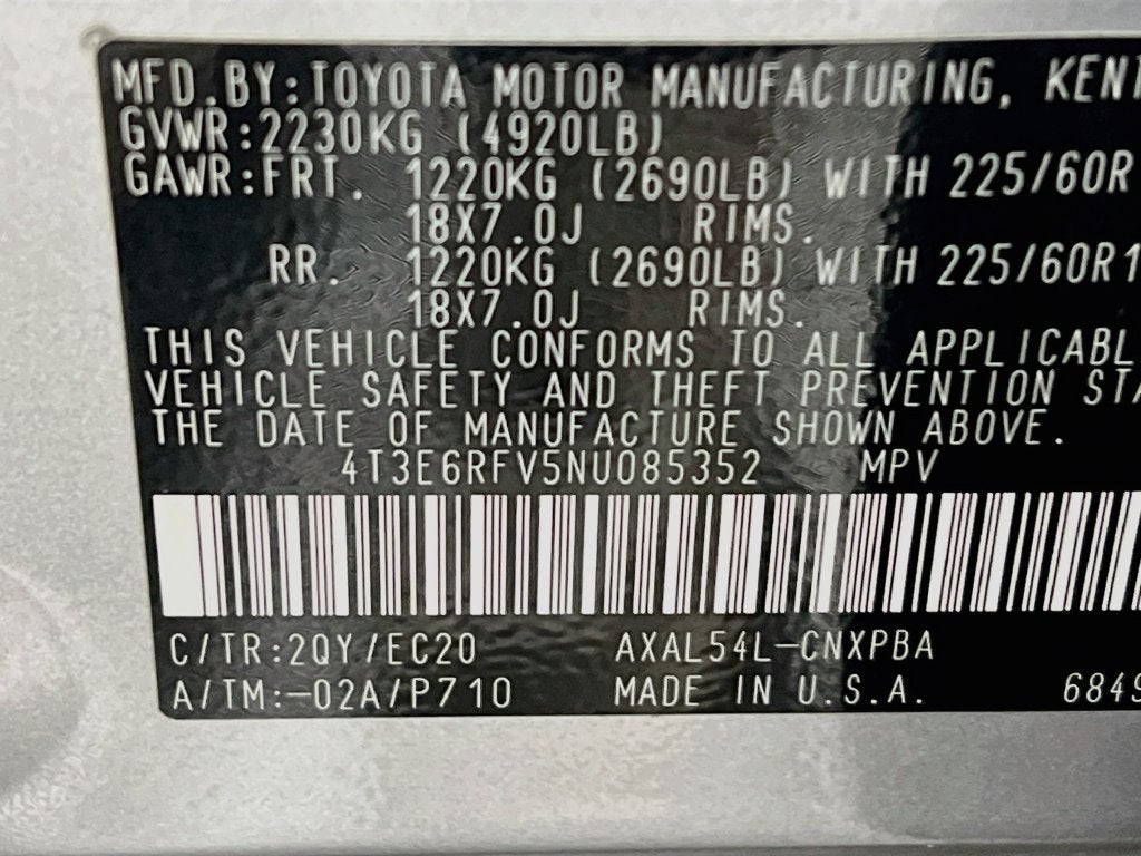 2022 Toyota RAV4 Hybrid XSE