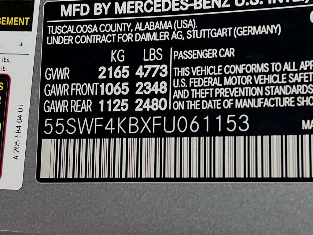 2015 Mercedes-Benz C-Class C 300 4MATIC®
