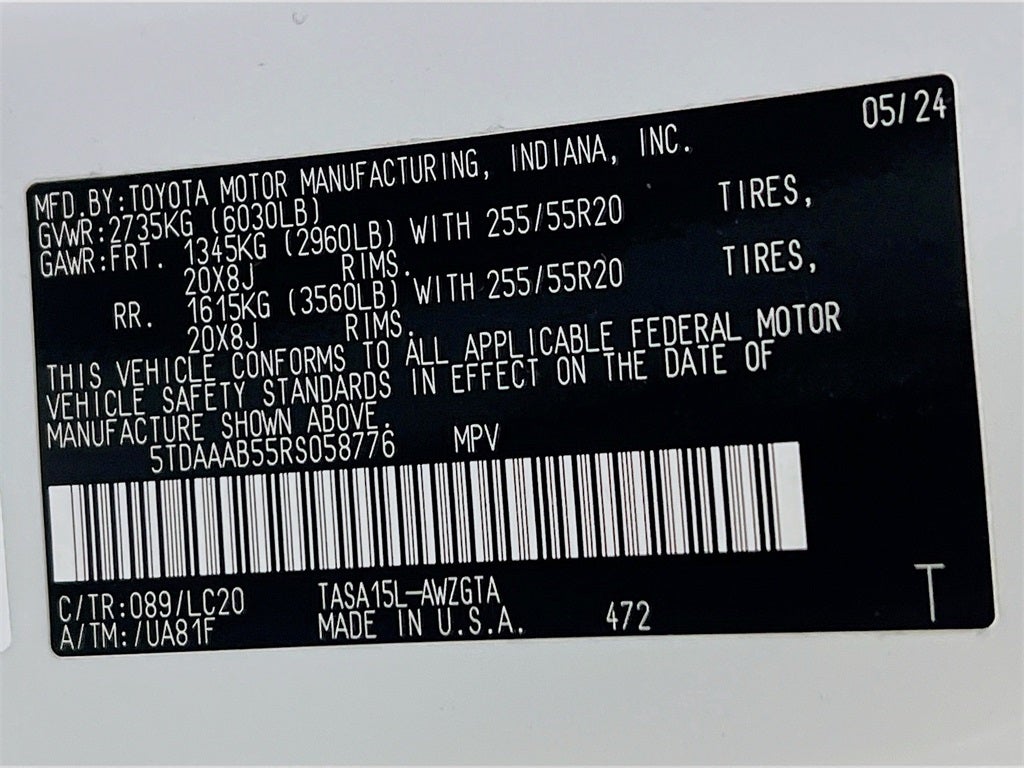 2024 Toyota Grand Highlander Limited