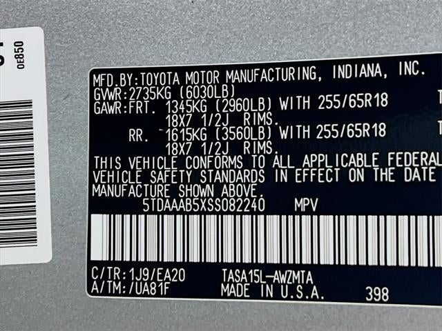 2025 Toyota Grand Highlander XLE