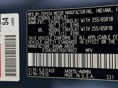 2024 Toyota Grand Highlander Hybrid XLE