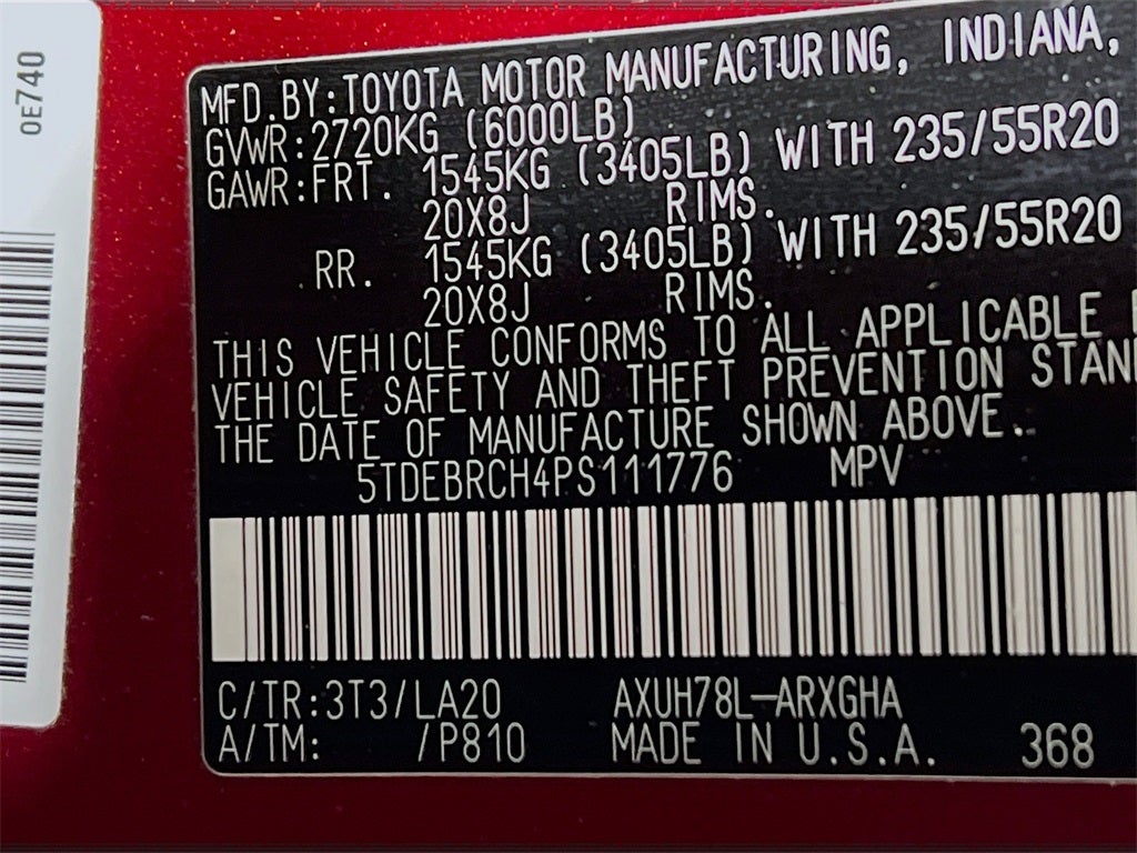 2023 Toyota Highlander Hybrid Platinum