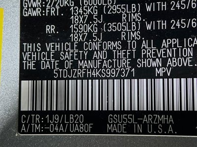 2019 Toyota Highlander XLE