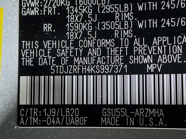 2019 Toyota Highlander XLE