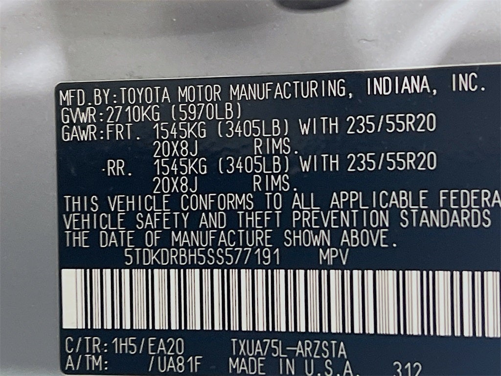 2025 Toyota Highlander XSE