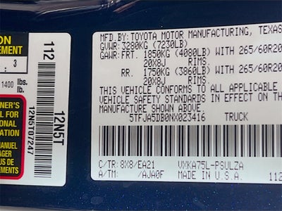 2022 Toyota Tundra Limited