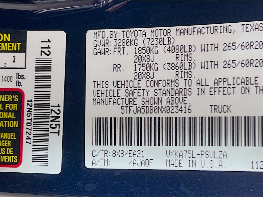 2022 Toyota Tundra Limited