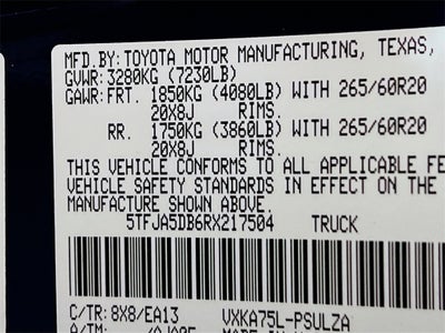 2024 Toyota Tundra Limited