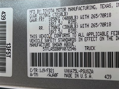 2023 Toyota Tundra SR5