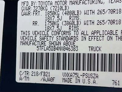 2022 Toyota Tundra SR5