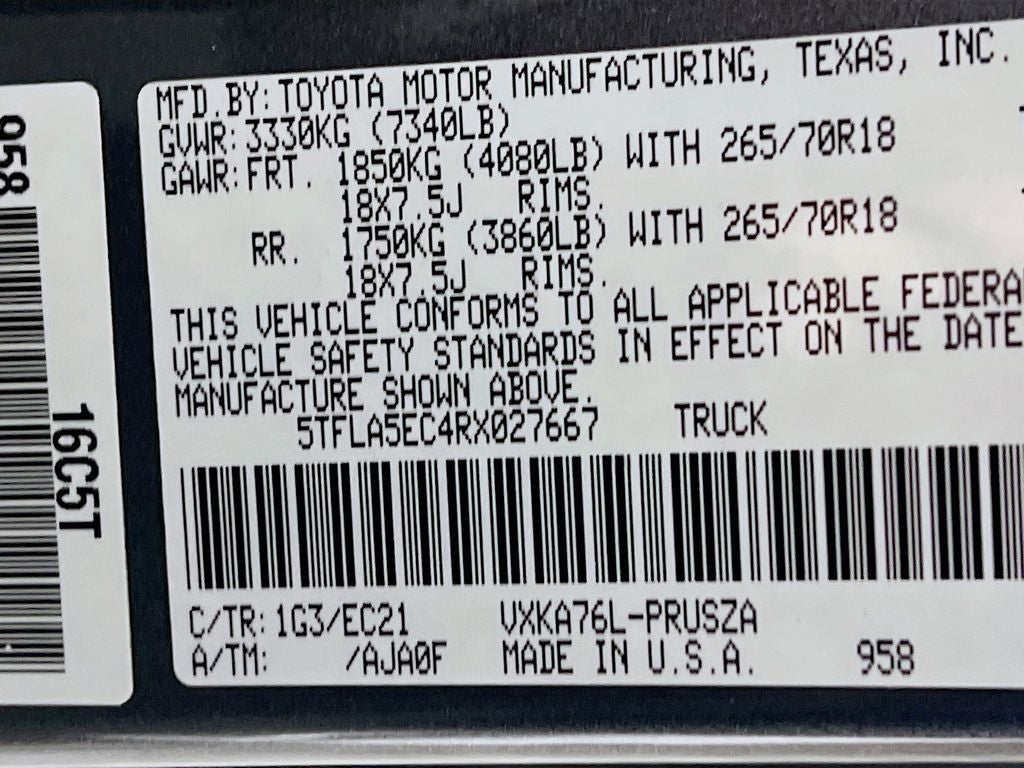 2024 Toyota Tundra SR5