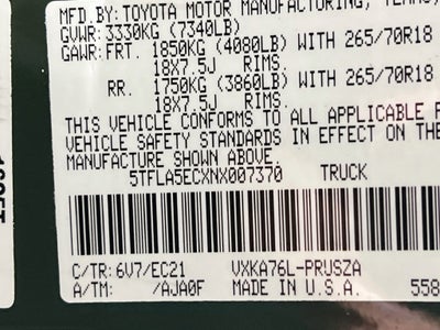 2022 Toyota Tundra SR5