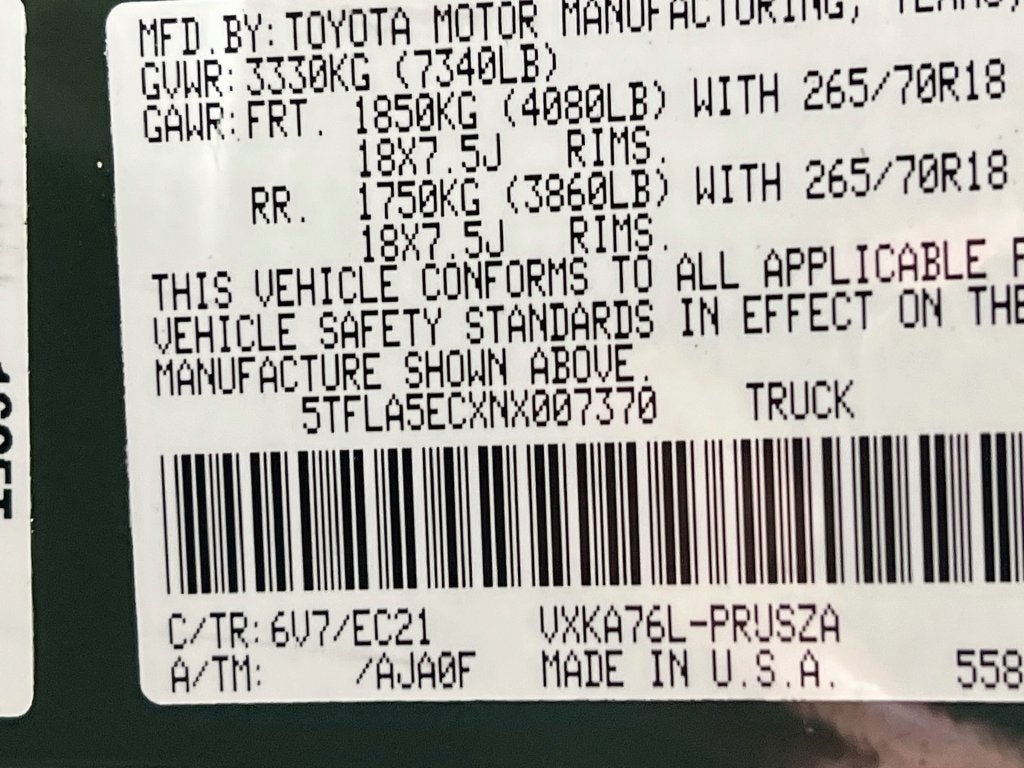 2022 Toyota Tundra SR5