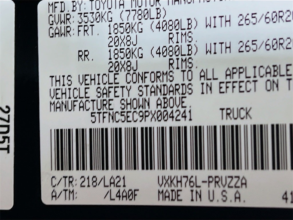 2023 Toyota Tundra Hybrid Platinum