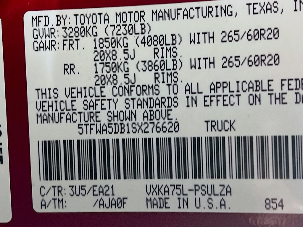 2025 Toyota Tundra Limited