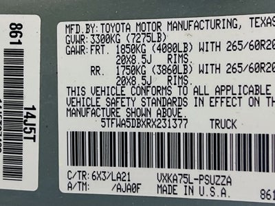 2024 Toyota Tundra Platinum