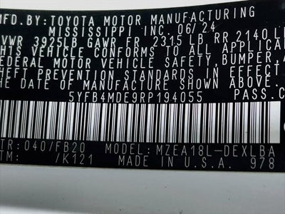 2024 Toyota Corolla LE