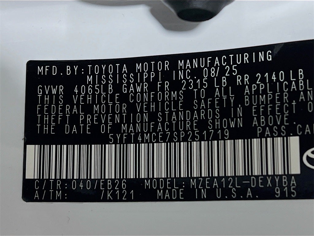 2025 Toyota Corolla XSE