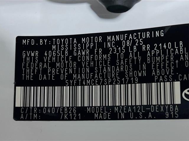 2025 Toyota Corolla XSE