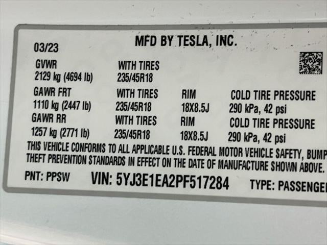 2023 Tesla Model 3 Base