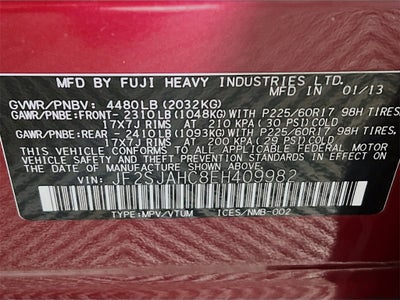 2014 Subaru Forester 2.5i Limited