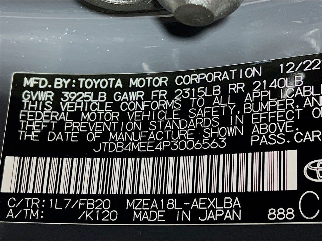 2023 Toyota Corolla LE