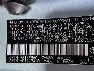 2015 Toyota Prius Three