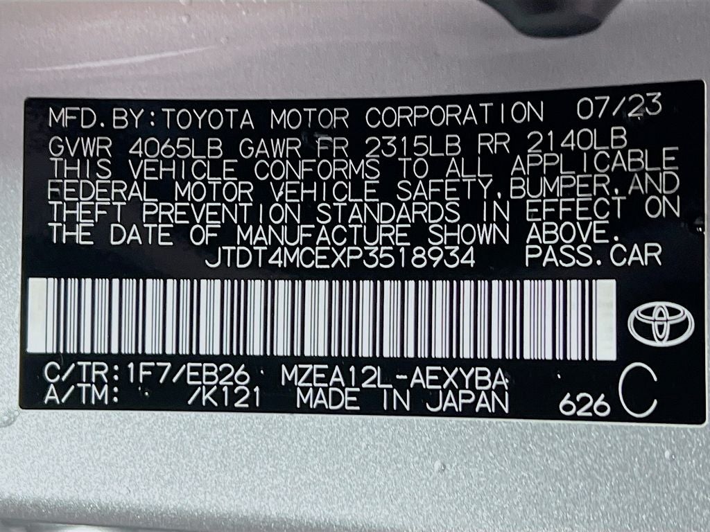 2023 Toyota Corolla XSE
