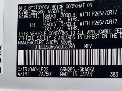 2022 Toyota 4Runner TRD Pro