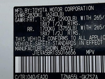 2025 Toyota 4Runner TRD Off-Road Premium