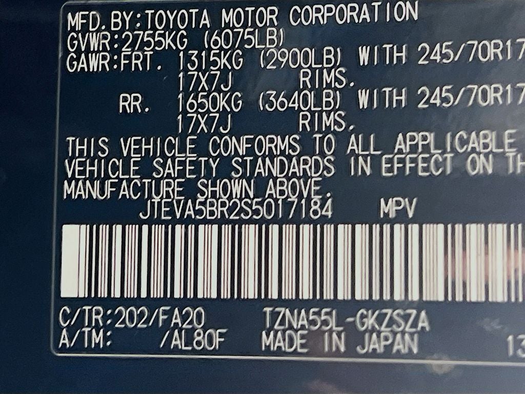 2025 Toyota 4Runner SR5