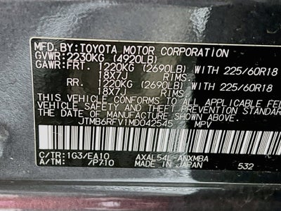 2021 Toyota RAV4 Hybrid XLE Premium