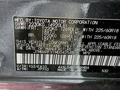 2021 Toyota RAV4 Hybrid XLE Premium