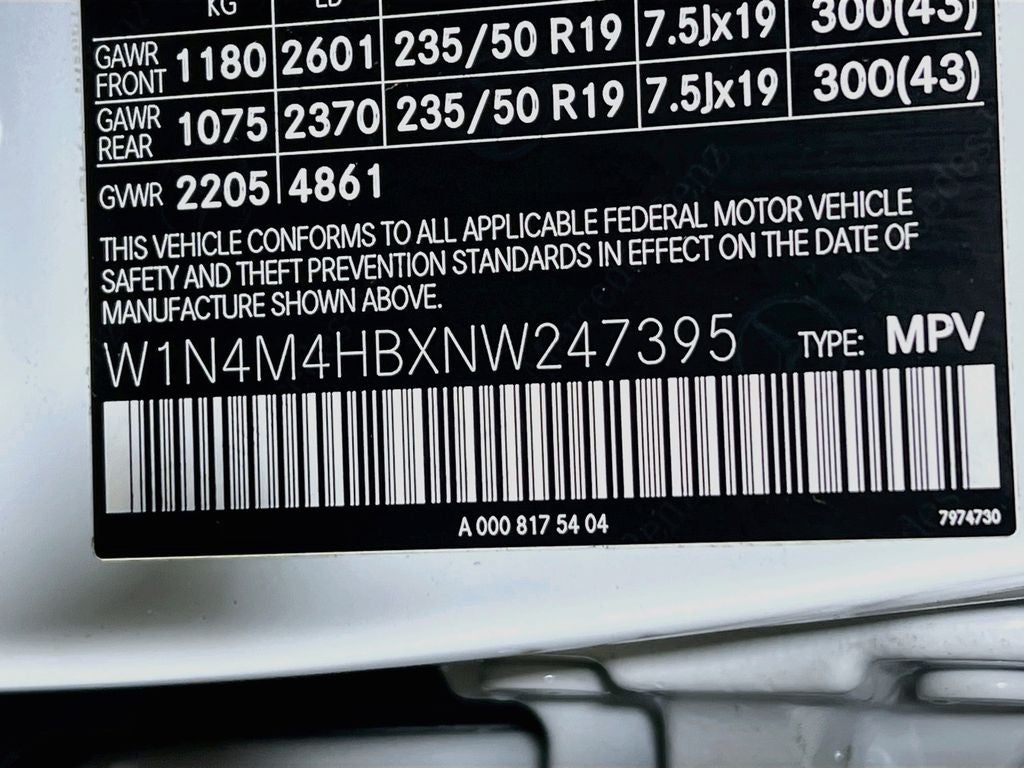 2022 Mercedes-Benz GLB GLB 250 4MATIC®