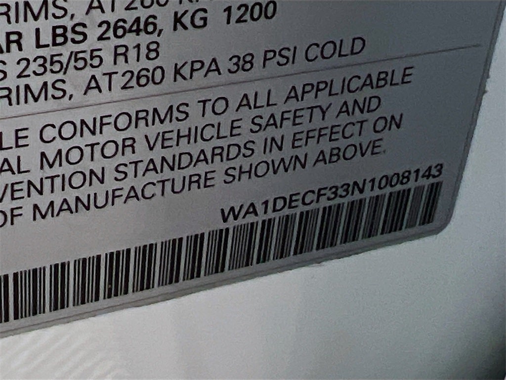 2022 Audi Q3 Premium S Line quattro