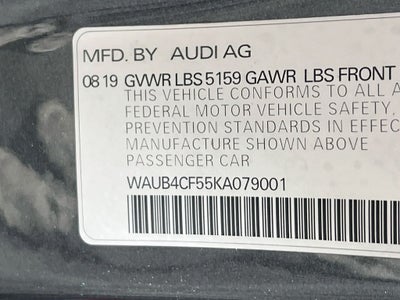 2019 Audi S5 Sportback Premium Plus quattro