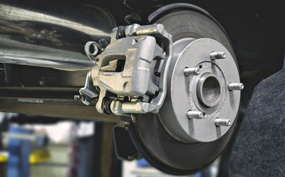 Adelco Silver Front Brake Rotors installed on most trucks and full size suv